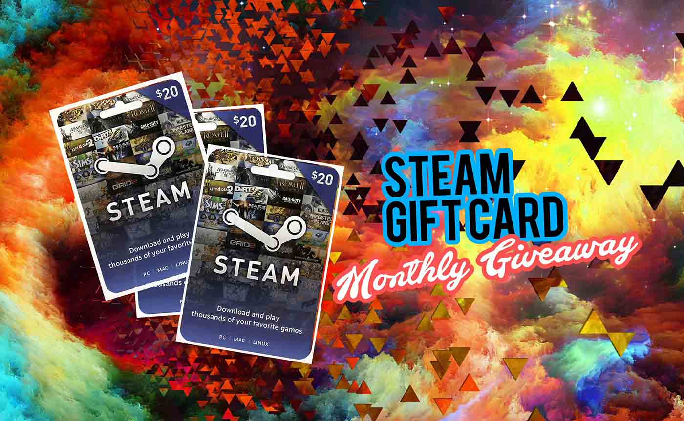 Steam giveaway includes $500 of free store credit